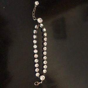 Double Swarovski Crystal Bracelet